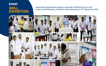 Skill Exhibition by the students of Phlebotomy and Patient Care Associates