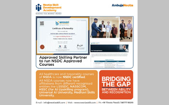 NSDA is now Approved Training partner of Medhavi Skills University